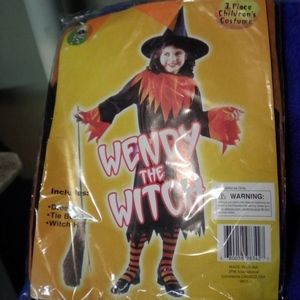 NEW JPW Intl WENDY THE WITCH Costume NIP 3 pc One